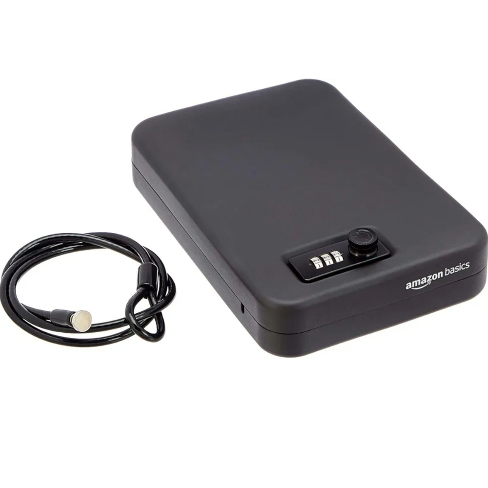 Portable security case lock box safe with combination (26)